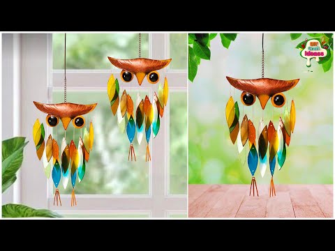 OMG! Stunning Glass Color OWL | Easy DIY Home Decor Idea YOU MUST TRY | #birds