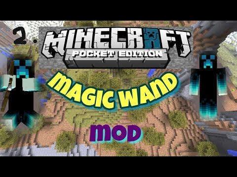 magic wand mod -  minecraft pe 0.10.x