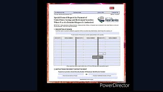 IRS SF Form 1522 How To List All Statements = BONDS!