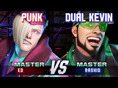 SF6 ▰ PUNK (Ed) vs DUAL KEVIN (Rashid) ▰ High Level Gameplay