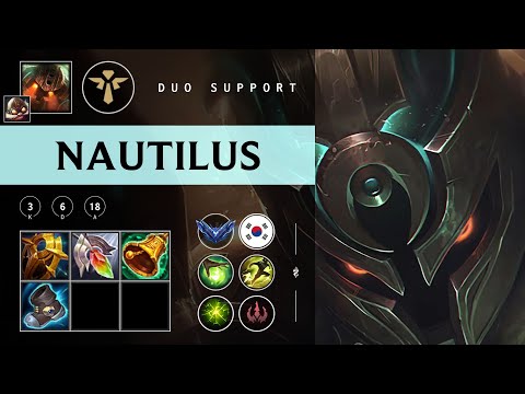 Nautilus Support vs Leona - KR Diamond Patch 25.22