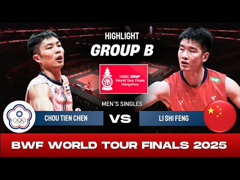 Chou Tien Chen (TPE) [3] vs Li Shi Feng (CHN) [2] | HSBC BWF World Tour Finals 2025
