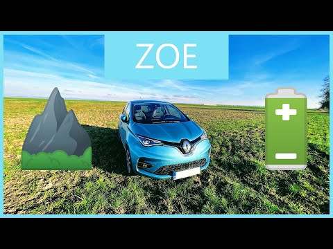 Cu mașina electrică (Renault Zoe ZE50) la munte