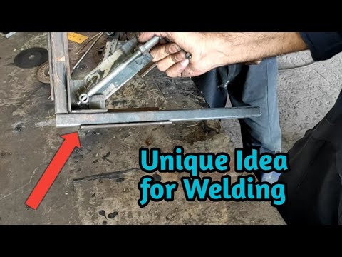 Unique Idea for welding,How to do Right Angle "90...