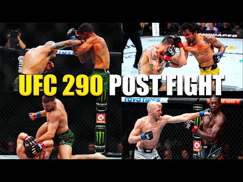UFC 290 Alexander Volkanovski vs Yair Rodriguez Full Card Post Fight