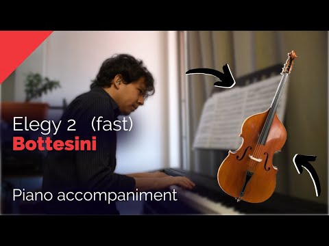 BOTTESINI  Elegy No.2 💔 "Romanza dramatica" - piano accompaniment