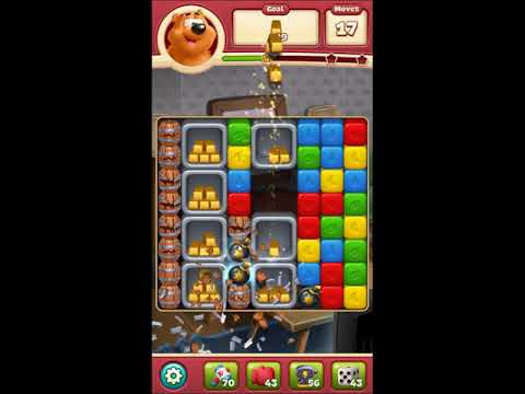 Toon Blast Level 2875 - NO BOOSTERS 🐻🐺🐱 | SKILLGAMING ✔️