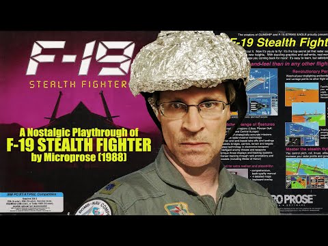 A Nostalgic Playthrough of Microprose's F-19 Stealth Fighter (1988)