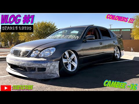 Vlog #1. TopSecretGs300 gets Camber, Coilovers & more…