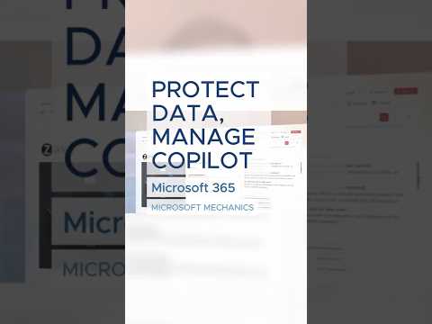 Ensure company data stays protected. #Microsoft365 #Copilot #ProductivityAI #Office365