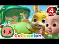 Wheels on the Bus (Late For School Edition) + More | Cocomelon - Nursery Rhymes & Songs For Kids