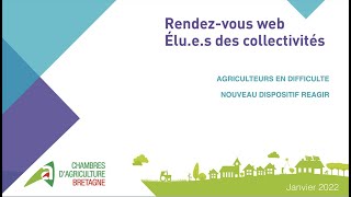 Agriculteurs en difficulté - Le nouveau dispositif RÉAGIR