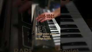 Video thumbnail for TOM 1501 | RARE USSR Analog Strings Synthesizer | Piano Synth by oRangeOfSound