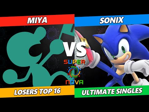Supernova 2024 - Miya (Mr. Game and Watch) Vs. Sonix (Sonic) Smash Ultimate Tournament