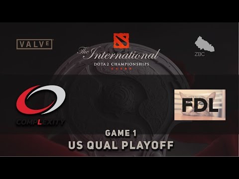 compLexity vs. FDL - Game 1, PlayOFF @ TI6 US Quals, Dota 2