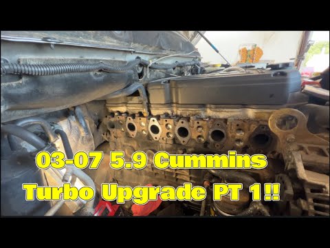 230K Mile 3rd Gen 5.9 Cummins Gets NEW Manifold and TURBO!! PT1!!