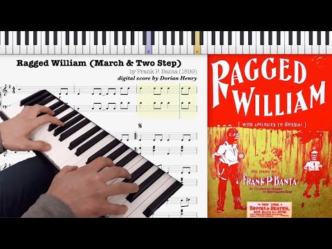 Ragged William by Frank Banta (1899, Ragtime piano)