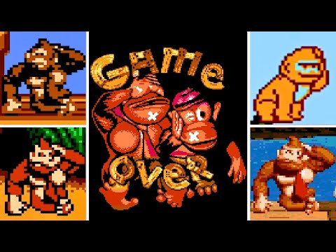 All Donkey Kong Country Bootlegs GAME OVER Screens