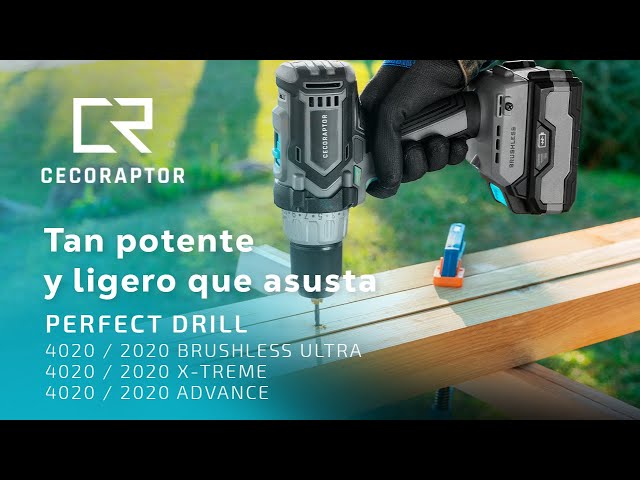 Cecotec CecoRaptor Perfect Drill 4020 X-Treme Akku-Bohrschrauber und Hammer video