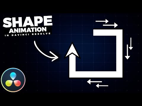 How To ANIMATE SHAPES In Davinci Resolve