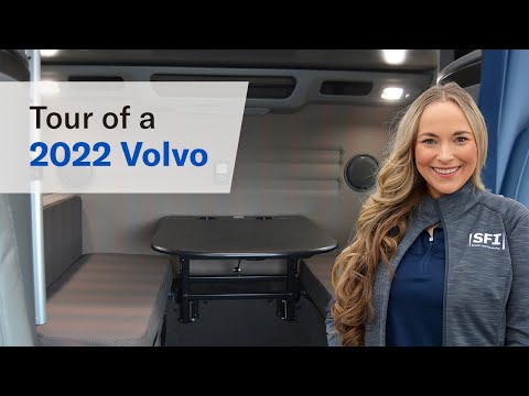 Tour of a 2022 Volvo 860 semi-truck