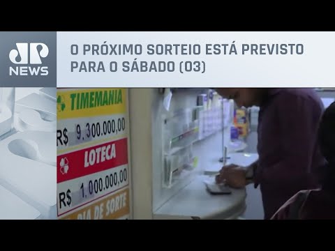 Prêmio da Mega-Sena está acumulado em R$ 100 milhões