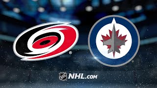 Ehlers, Hellebuyck push Jets past Hurricanes, 2-1