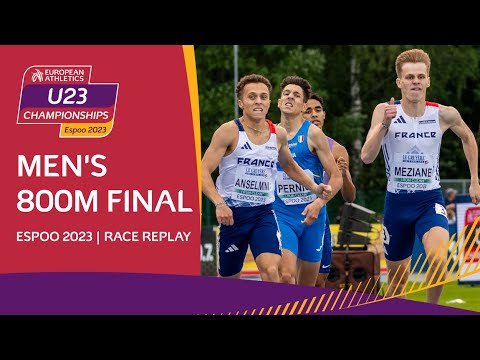 A FRENCH one-two! 🇫🇷 Men's 800m final | Espoo 2023
