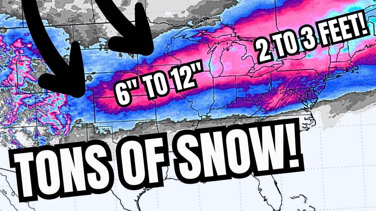 HUGE WINTER STORMS! Tons Of Snow Coming...