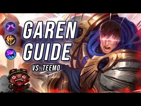 HOW TO BEAT TEEMO AS GAREN TOP LANE! - League Of Legends