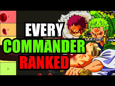 Ranking EVERY Yonko Commander in One Piece
