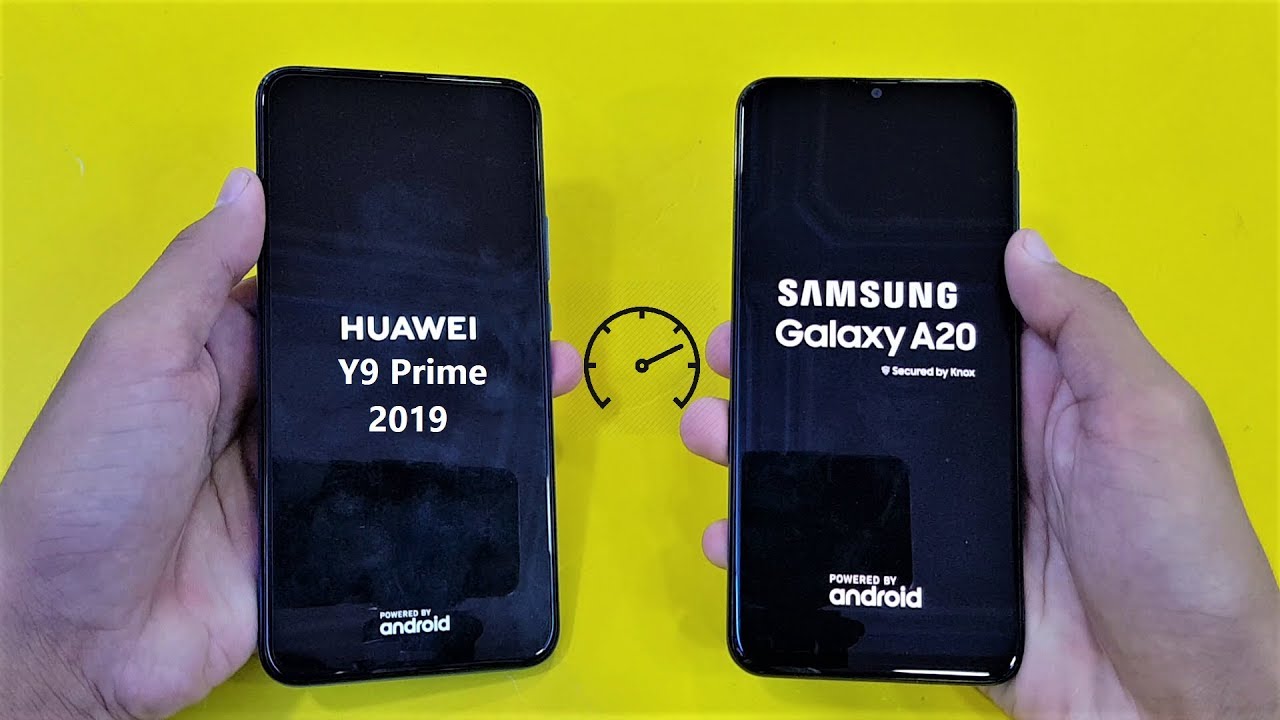 Huawei Y9 Prime (2019) vs Samsung Galaxy A20 - Speed Test!