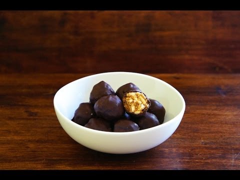 Crispy Chocolate Walnut Truffles