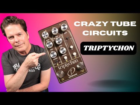 LIMITED IN STOCK! Crazy Tube Circuits Triptychon Analog Fuzz Boost Octave Overdrive CTC 3in1 Guitar Pedal image 3