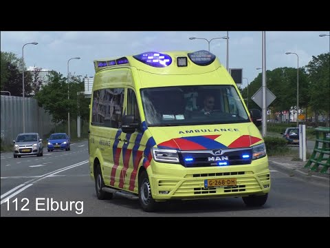 [MAN TGE] A1 Diverse ambulances uit verschillende regio's met spoed naar het ziekenhuis in Zwolle