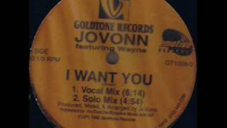 Jovonn - I Want You
