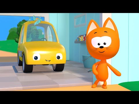 Washing Up In The Morning - Kote Kitty Kids Songs - Morning Routines