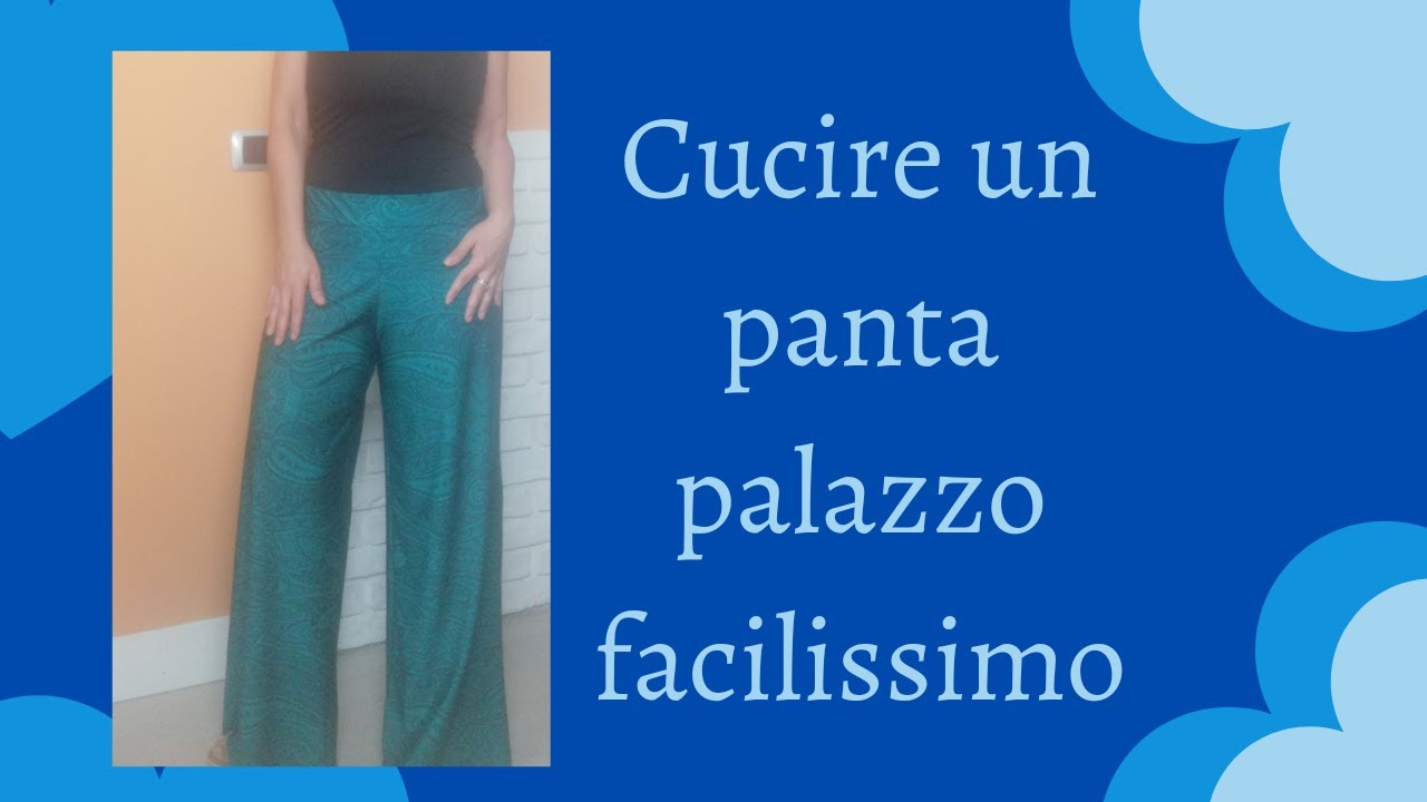 Watch Now Come cucire un pantalone facilissimo senza cartamodello Come cucire un pantalone facilissimo senza cartamodello
