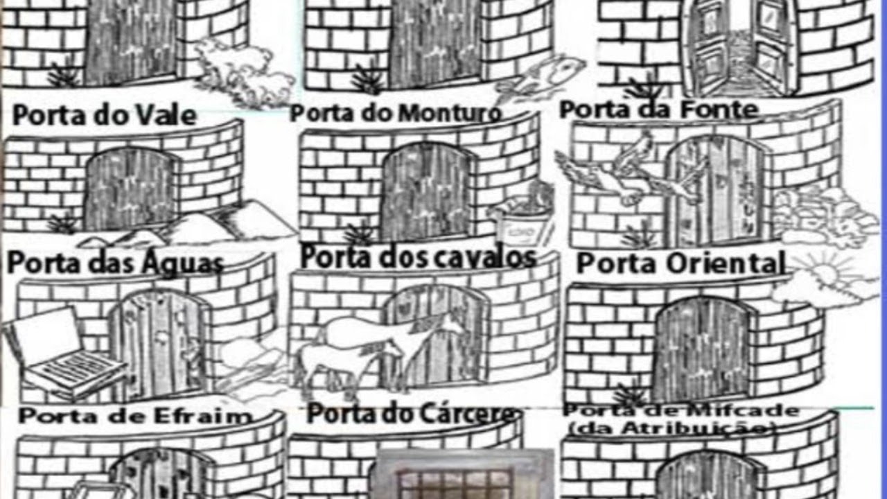 As 12 portas de Jerusalém. Estudo ministrado pelo Pr. Francisco Marana!