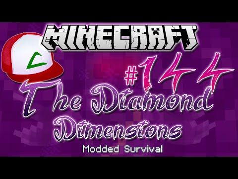 "ASH KETCHUM'S HAT" | Diamond Dimensions Modded Survival #144 | Minecraft