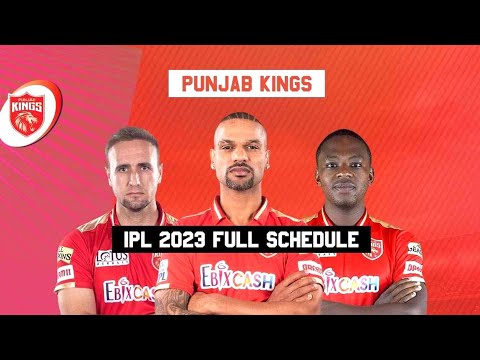 punjab kings schedule 2023/punjab kings schedule/kxip 2023/pbks ipl 2023/ipl match schedule 2023/ipl
