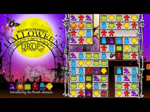 Halloween Drops - Match three Video