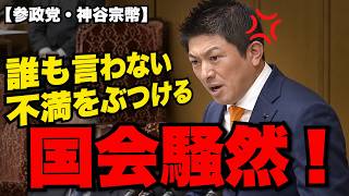 「誰も言わないから言いますけど…」参政党の追及が凄い！財務省を問い詰める神谷代表 #神谷宗幣 #参政党 #国会 #財務省