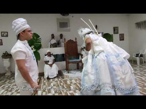 Candomblé - Rum de Oxaguian e Encerramento - Amadocy de 3 Yaôs e da Ekedy de Odé e entrega de Cargo