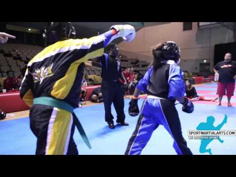 2015 Blitz Mayan Challenge - Girls Team Sparring Finals Round 1