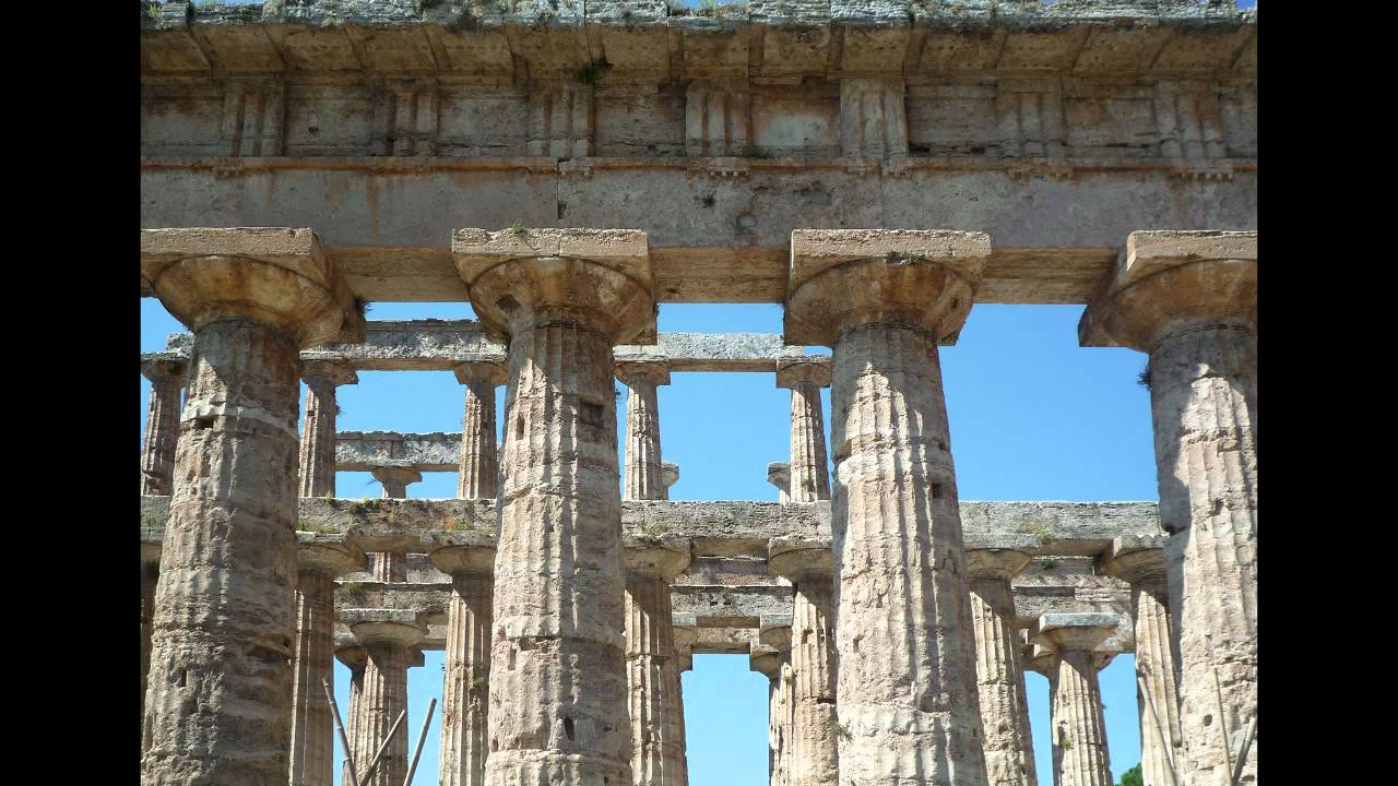 Ancient Greek temples at Paestum, Italy