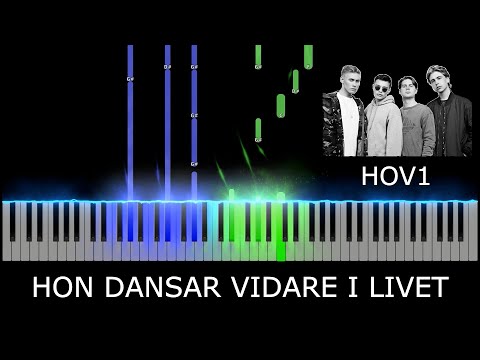 Hon dansar vidare i livet - Hov1 - Piano Tutorial