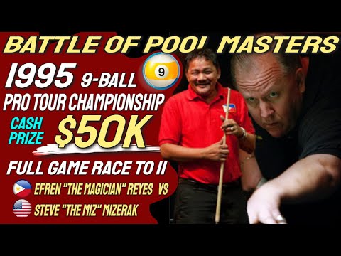 Steve Mizerak vs Efren Reyes,  SEMI FINAL of 1995 PRO TOUR CHAMPIONSHIP
