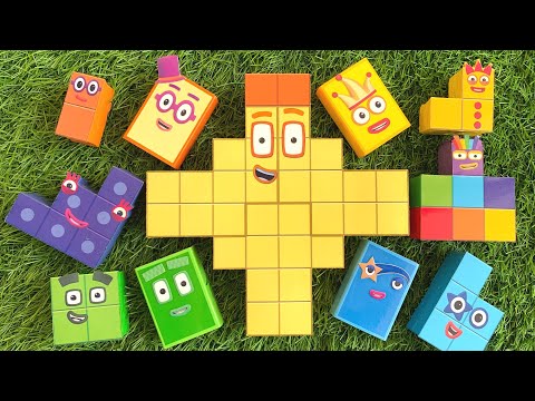 Looking for Numberblocks NEW Puzzle Tetris 59 Space ASMR | Numberblocks Satisfying Video