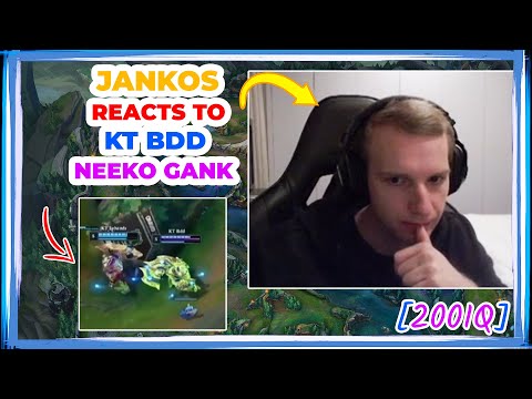Jankos Reacts to KT BDD NEEKO GANK 👀
